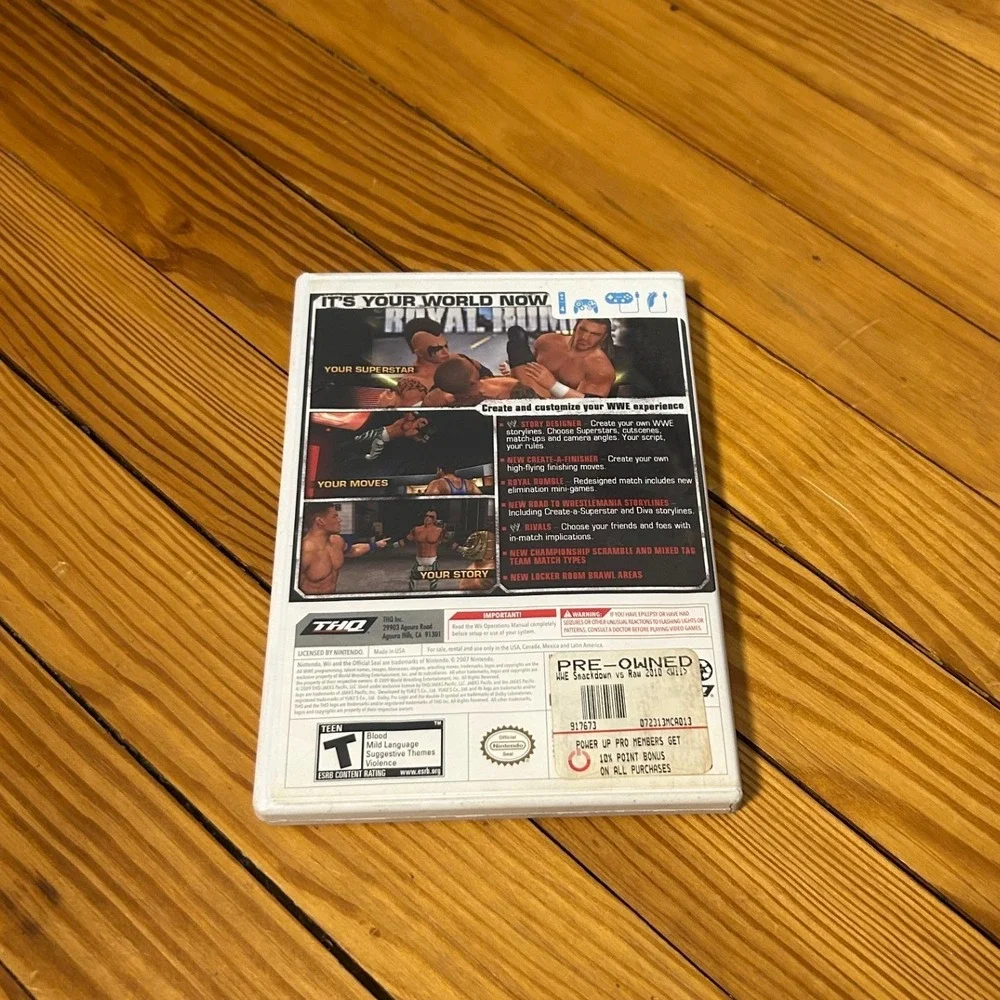 Wii wwe smackdown